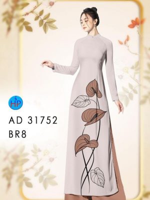 Vải Áo Dài Hoa Hồng Môn AD 31752 26